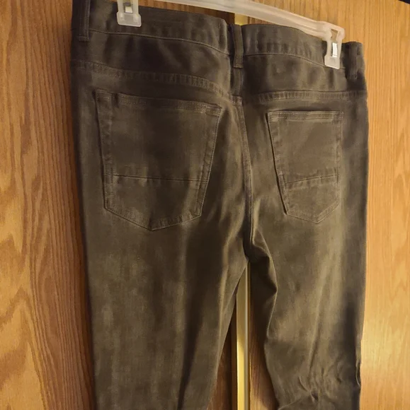 PacSun Distressed Stacked Skinny Jeans | Ripped Knees | Dark Gray | 32 x 32 - Picture 7 of 9